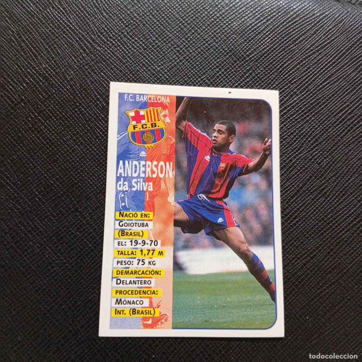 Fu&szlig;ball-Sticker: 26 ANDERSON BARCELONA PANINI 1998 1999 FUTBOL CROMO 98 99 LIGA - SIN PEGAR - A173 PG9
