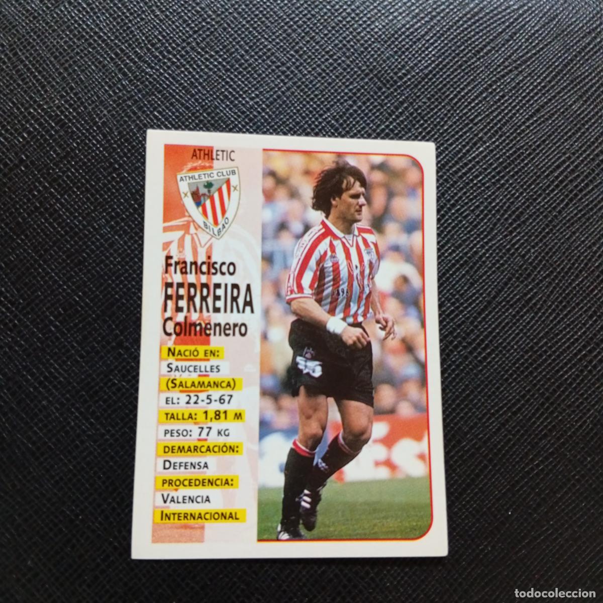 Fu&szlig;ball-Sticker: 34 FERREIRA BILBAO PANINI 1998 1999 FUTBOL CROMO 98 99 - SIN PEGAR - A173 PG10