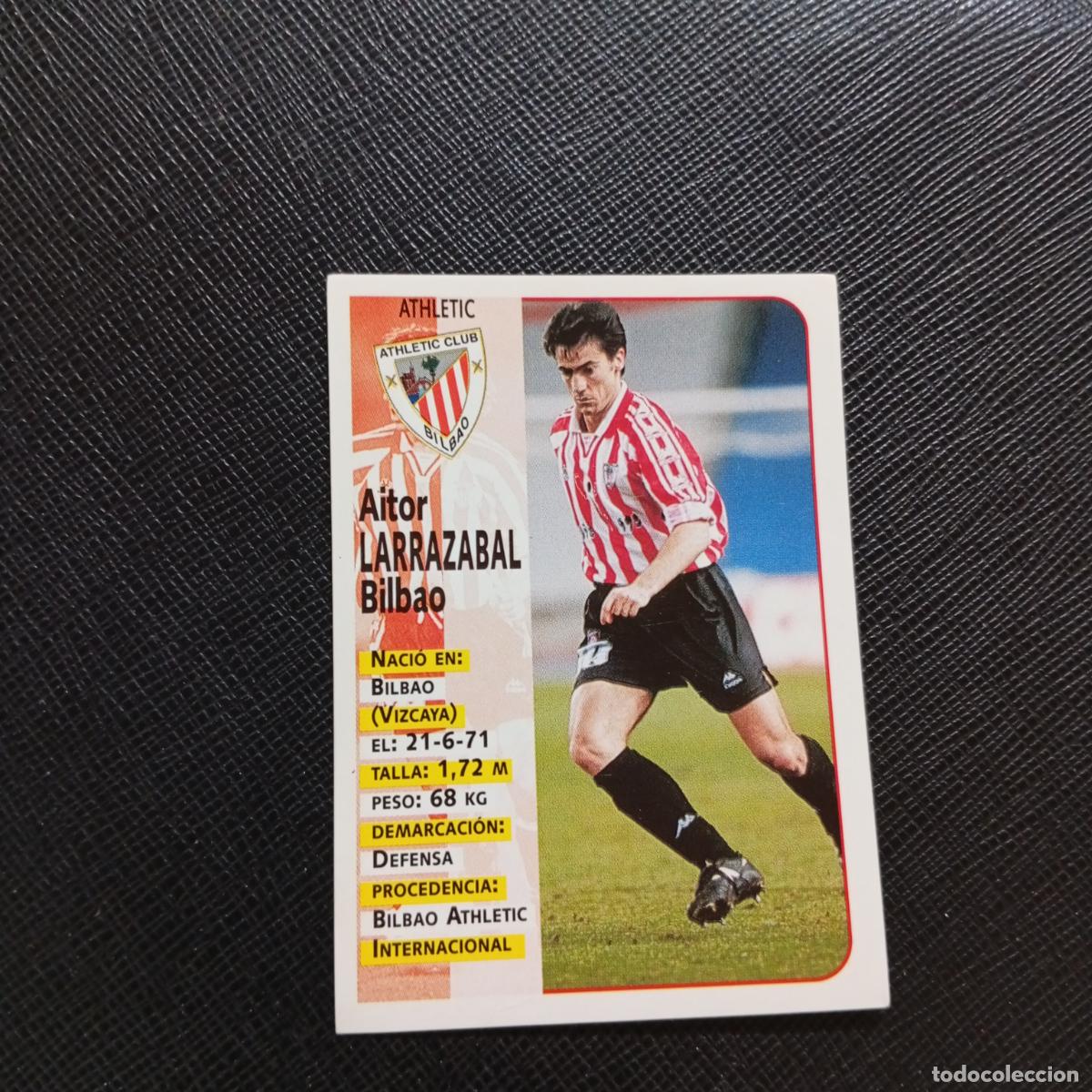 Fu&szlig;ball-Sticker: 35 LARRAZABAL BILBAO PANINI 1998 1999 FUTBOL CROMO 98 99 - SIN PEGAR - A173 PG11