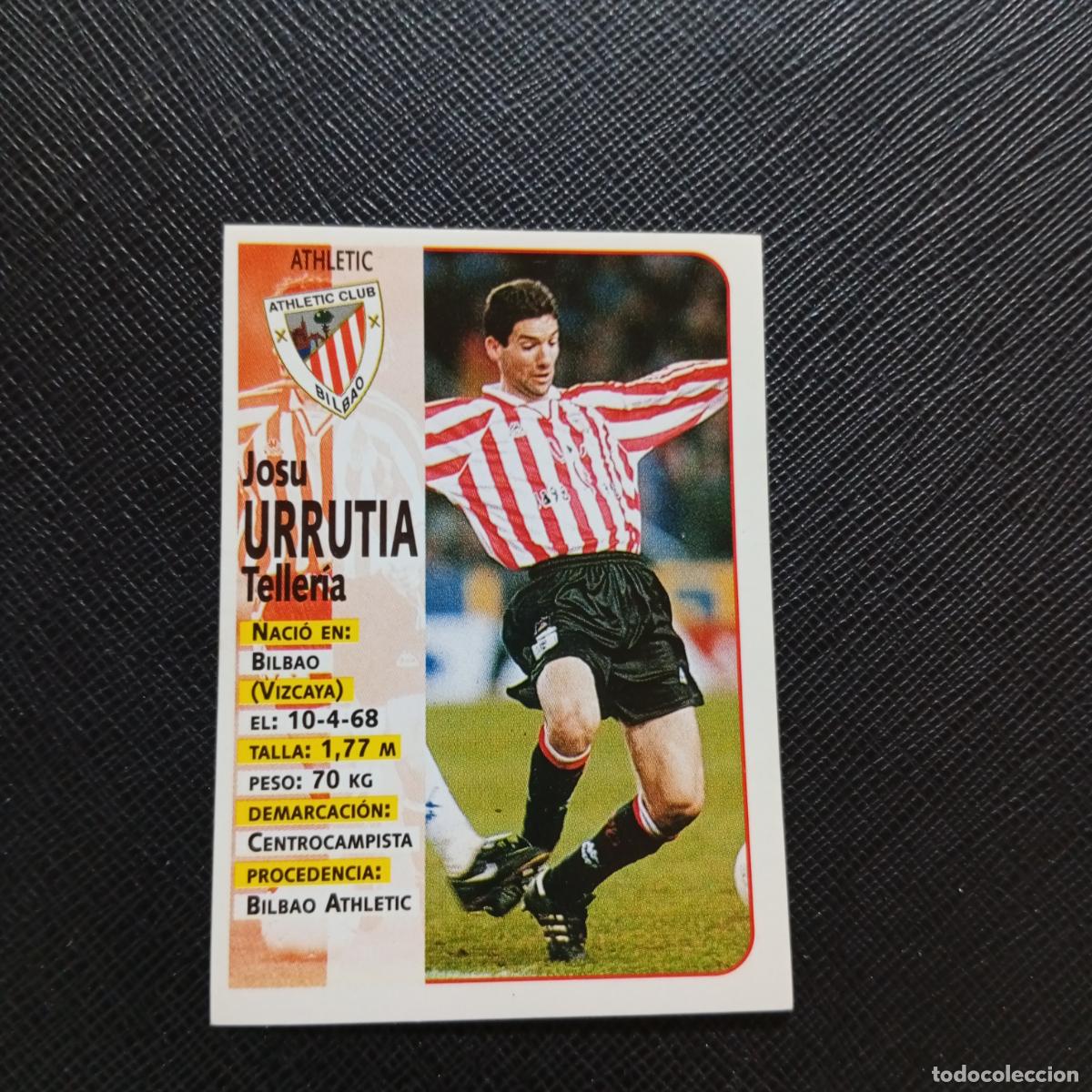 Fu&szlig;ball-Sticker: 38 URRUTIA BILBAO PANINI 1998 1999 FUTBOL CROMO 98 99 - SIN PEGAR - A173 PG11