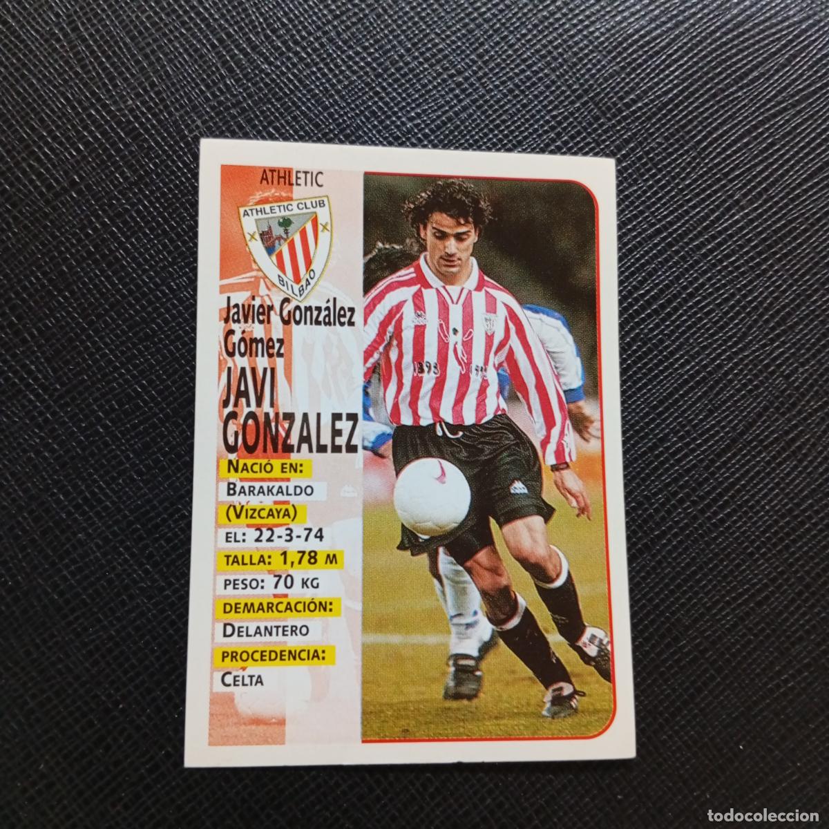 Cromos de F&uacute;tbol: 42 JAVI GONZALEZ BILBAO PANINI 1998 1999 FUTBOL CROMO 98 99 - SIN PEGAR - A173 PG11