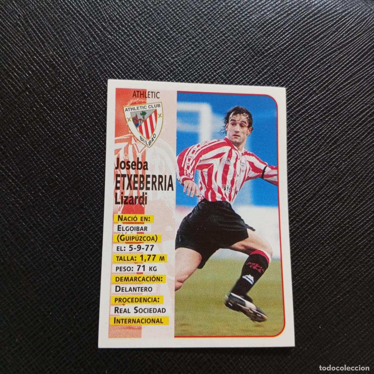 Cromos de F&uacute;tbol: 43 ETXEBERRIA BILBAO PANINI 1998 1999 FUTBOL CROMO 98 99 - SIN PEGAR - A173 PG12
