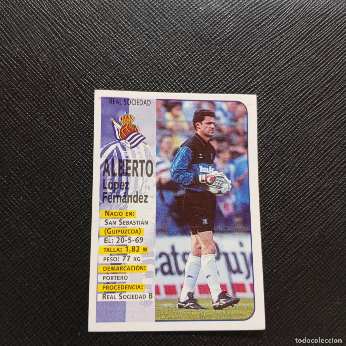Cromos de F&uacute;tbol: 48 ALBERTO REAL SOCIEDAD PANINI 1998 1999 FUTBOL CROMO 98 99 - SIN PEGAR - A173 PG12