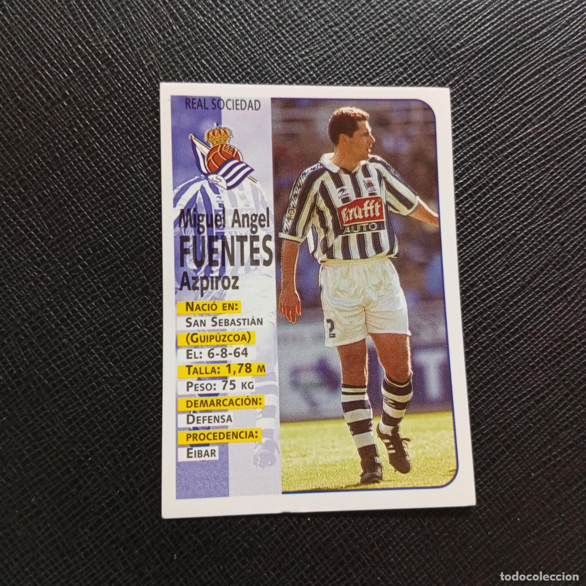 Cromos de F&uacute;tbol: 49 FUENTES REAL SOCIEDAD PANINI 1998 1999 FUTBOL CROMO 98 99 - SIN PEGAR - A173 PG12