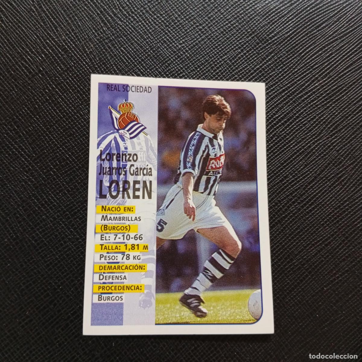 Cromos de F&uacute;tbol: 50 LOREN REAL SOCIEDAD PANINI 1998 1999 FUTBOL CROMO 98 99 - SIN PEGAR - A173 PG12