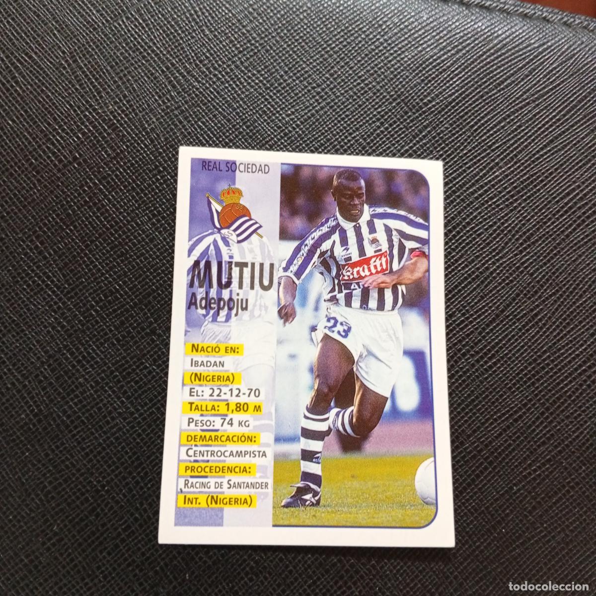Cromos de F&uacute;tbol: 59 MUTIU REAL SOCIEDAD PANINI 1998 1999 FUTBOL CROMO 98 99 - SIN PEGAR - A173 PG13