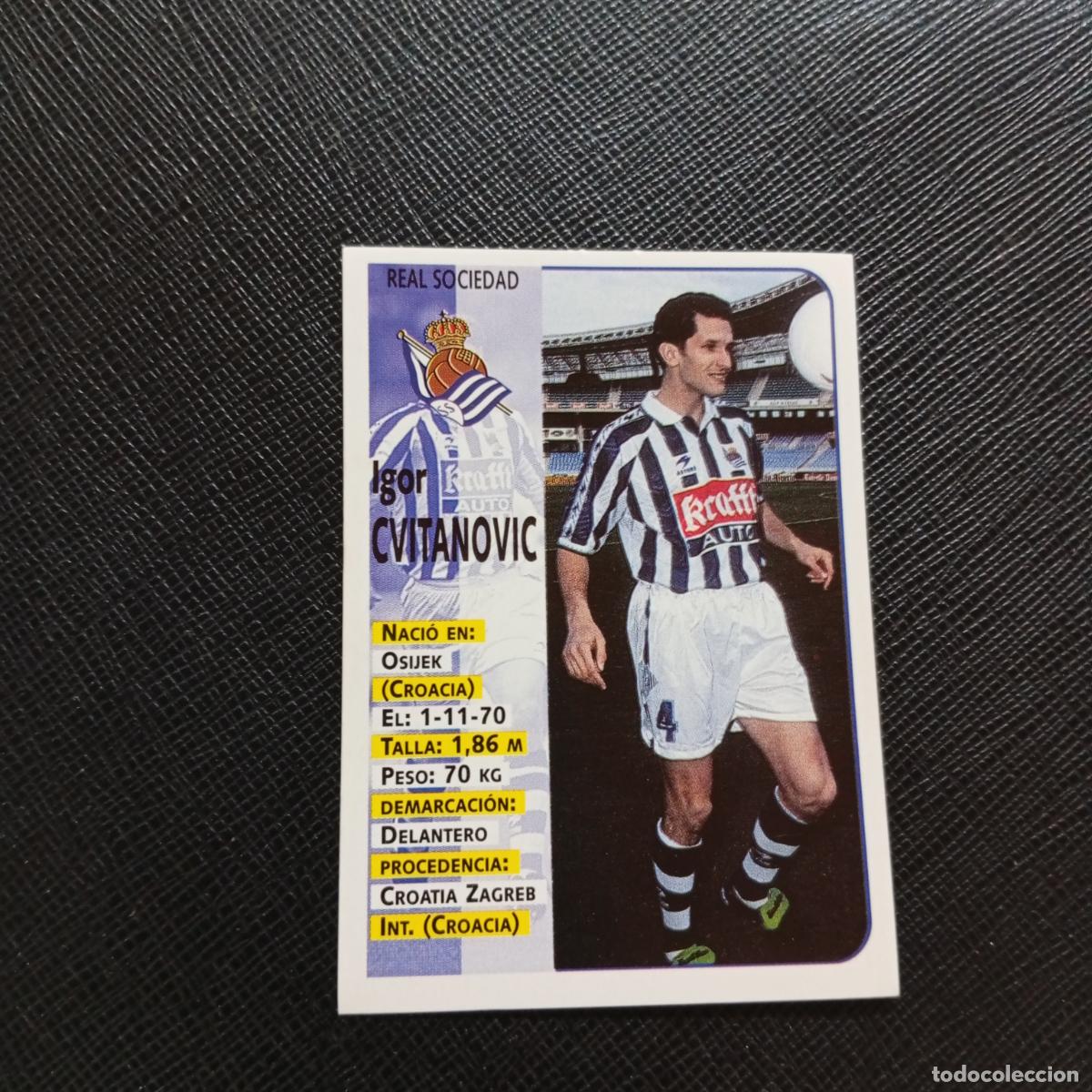 Cromos de F&uacute;tbol: 64 CVITANOVIC REAL SOCIEDAD PANINI 1998 1999 FUTBOL CROMO 98 99 - SIN PEGAR - A173 PG13