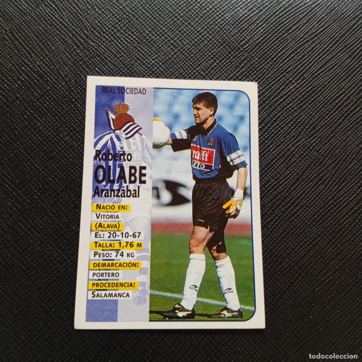 Cromos de F&uacute;tbol: 65 OLABE REAL SOCIEDAD PANINI 1998 1999 FUTBOL CROMO 98 99 - SIN PEGAR - A173 PG14