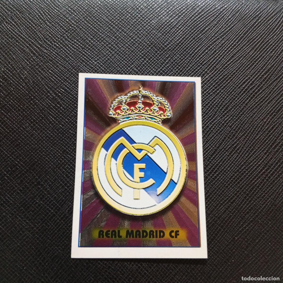 Cromos de F&uacute;tbol: 66 ESCUDO REAL MADRID PANINI 1998 1999 FUTBOL CROMO 98 99 - - A173 PG14 - VER TRASERA