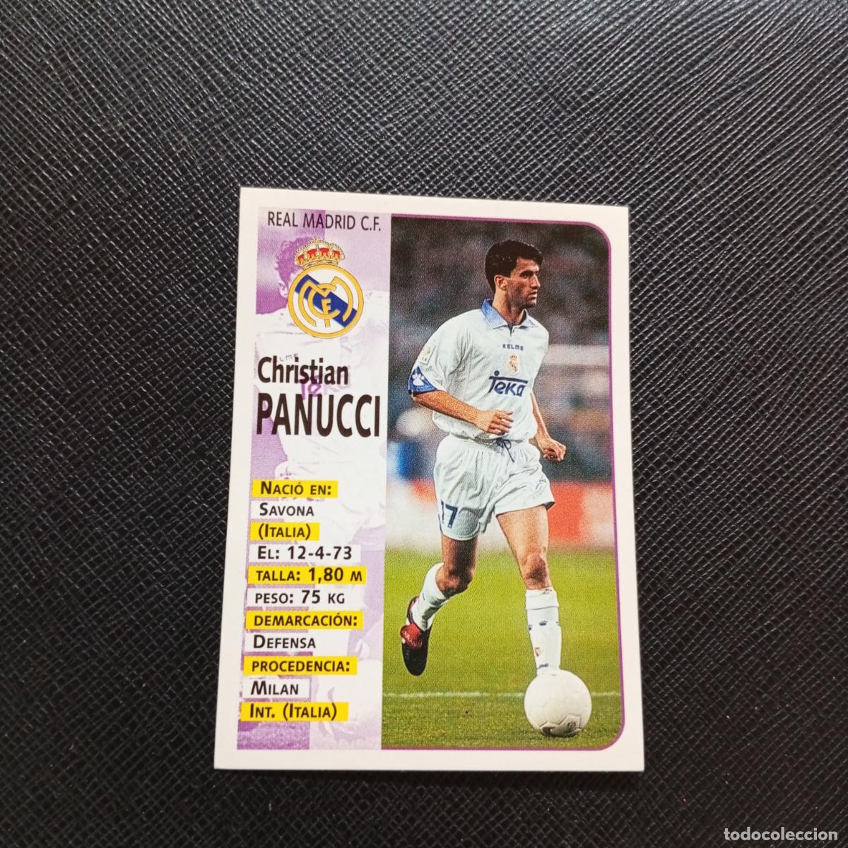 Football Stickers: 68 PANUCCI REAL MADRID PANINI 1998 1999 FUTBOL CROMO 98 99 - SIN PEGAR - A173 PG14