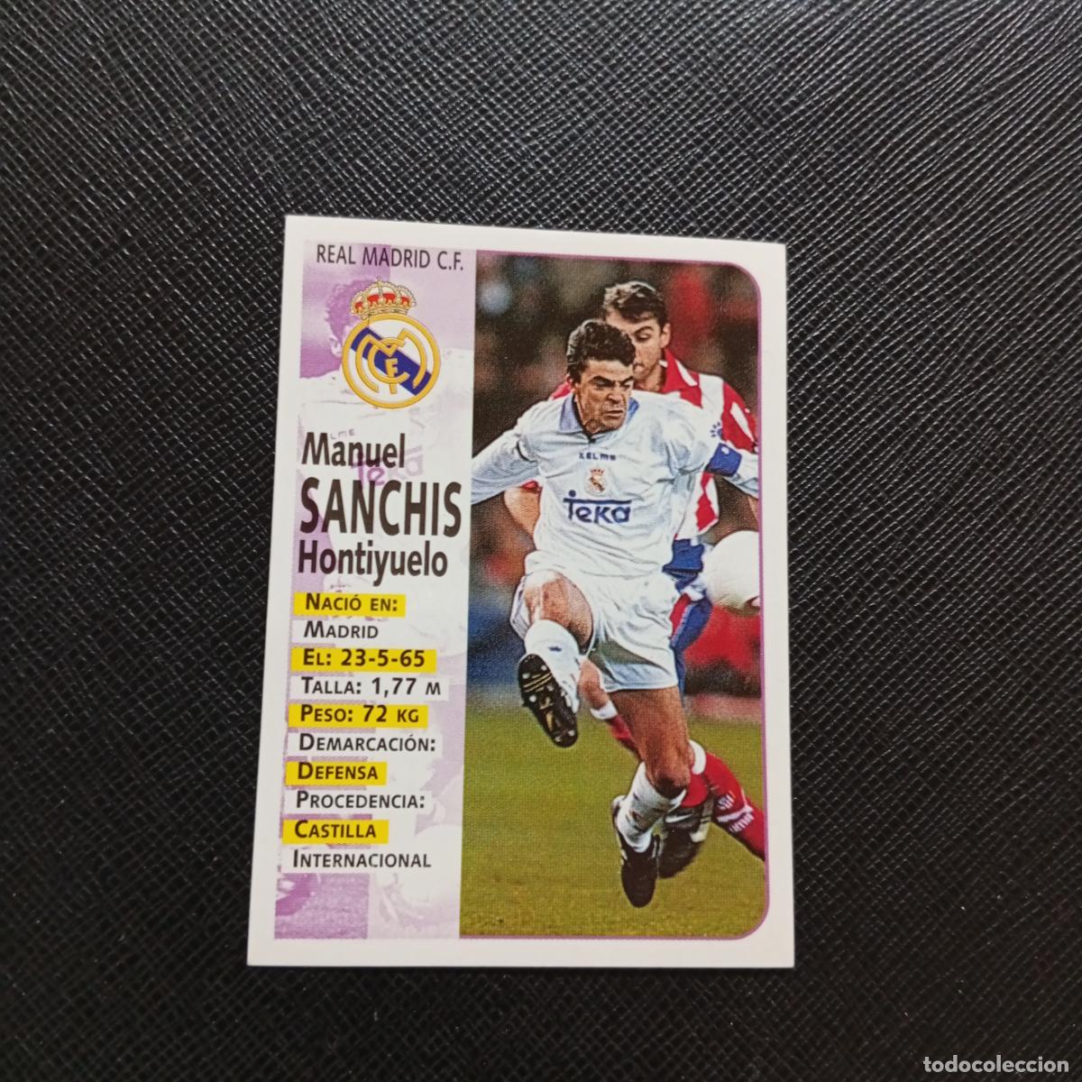 Football Stickers: 70 SANCHIS REAL MADRID PANINI 1998 1999 FUTBOL CROMO 98 99 - SIN PEGAR - A173 PG14