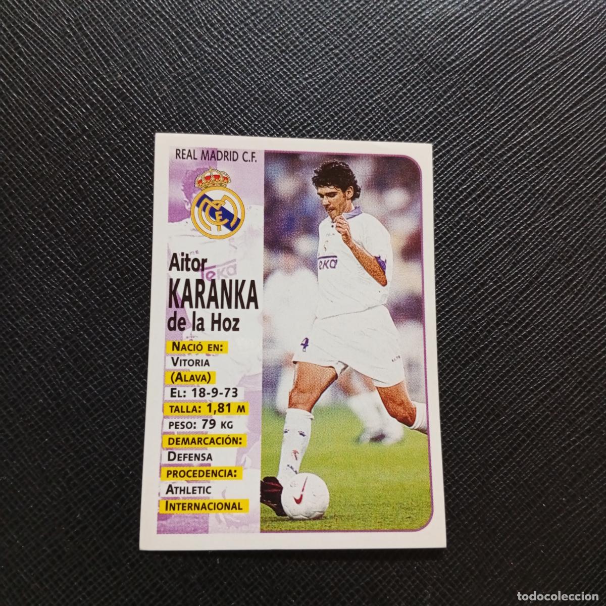 Football Stickers: 71 KARANKA REAL MADRID PANINI 1998 1999 FUTBOL CROMO 98 99 - SIN PEGAR - A173 PG14