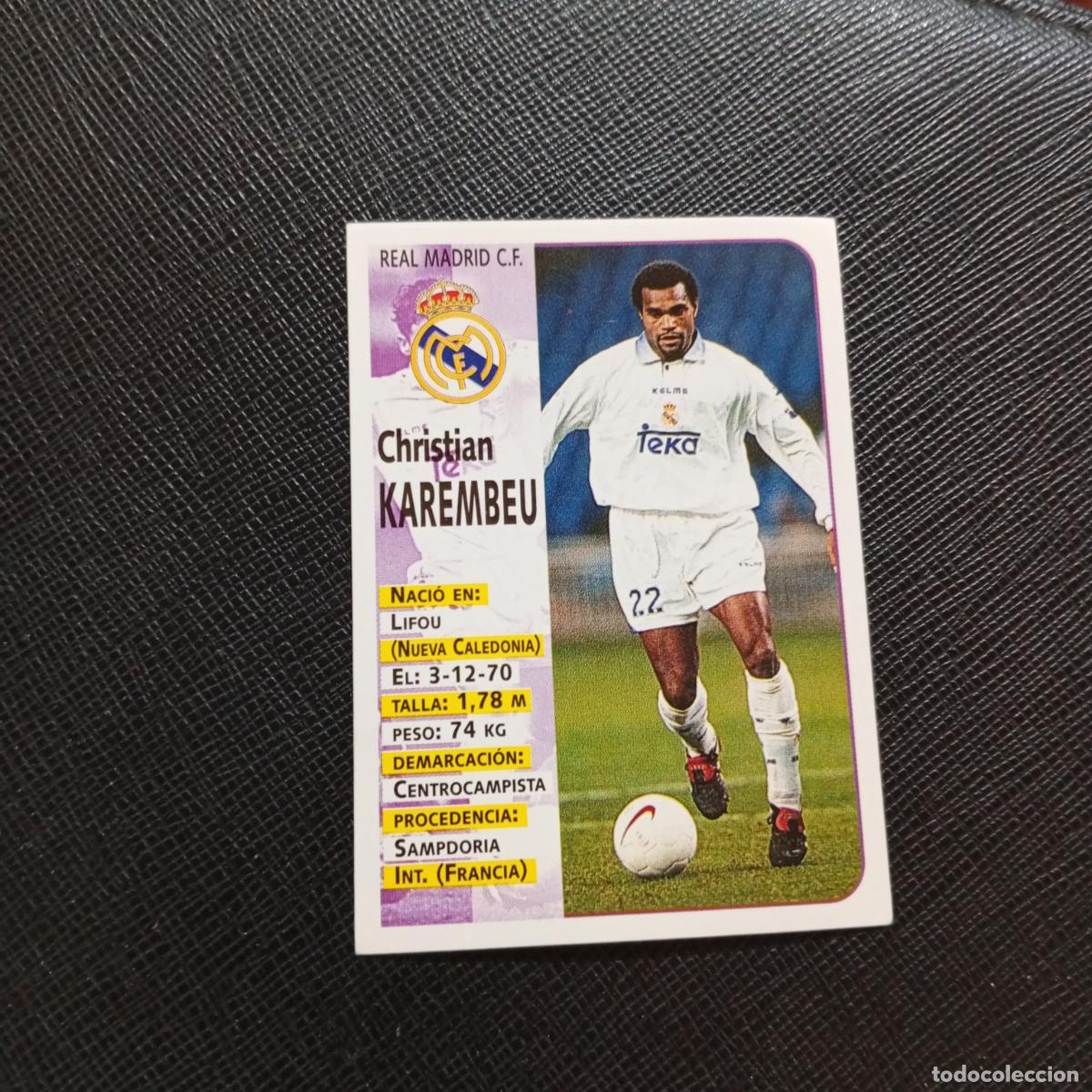 Football Stickers: 75 KAREMBEU REAL MADRID PANINI 1998 1999 FUTBOL CROMO 98 99 - SIN PEGAR - A173 PG15