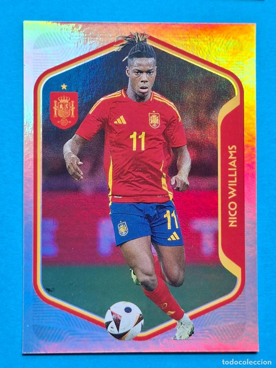 Figurine di Calcio: FOIL Acci&oacute;n #60 NICO WILLIAMS - Panini ESPA&Ntilde;A 2026 Carrefour SELECCI&Oacute;N Sticker