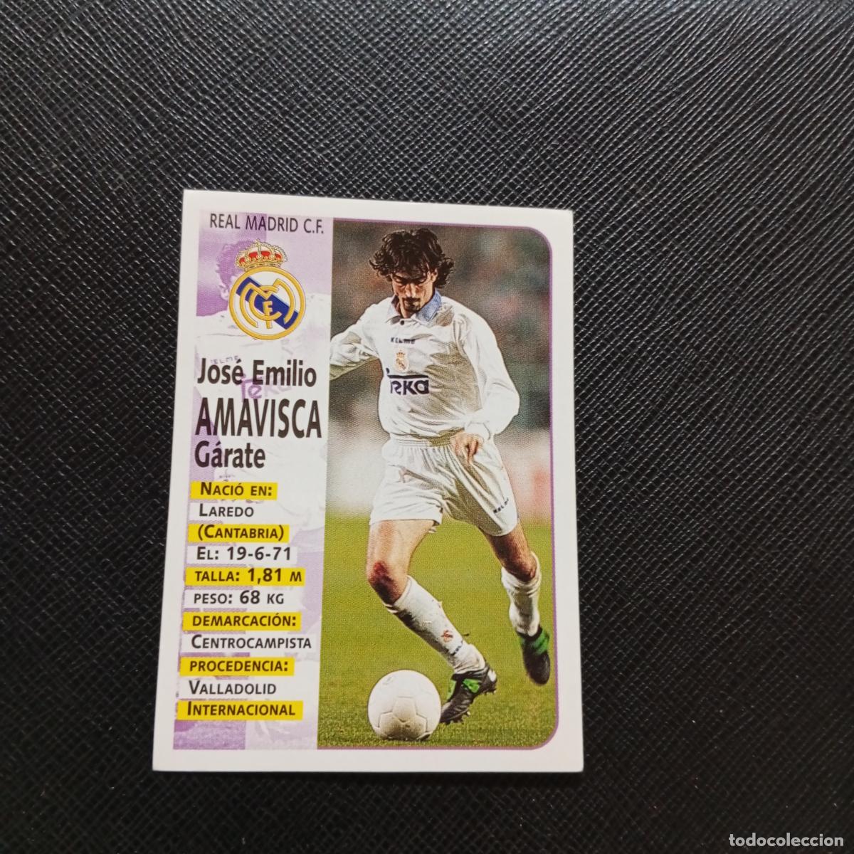 Football Stickers: 78 AMAVISCA REAL MADRID PANINI 1998 1999 FUTBOL CROMO 98 99 - SIN PEGAR - A173 PG15