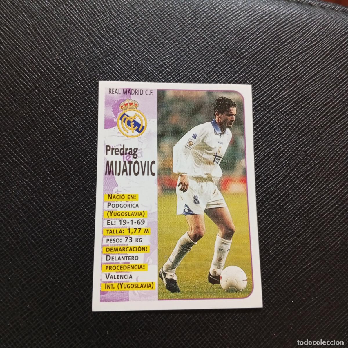 Cromos de F&uacute;tbol: 80 MIJIATOVIC REAL MADRID PANINI 1998 1999 FUTBOL CROMO 98 99 - SIN PEGAR - A173 PG15