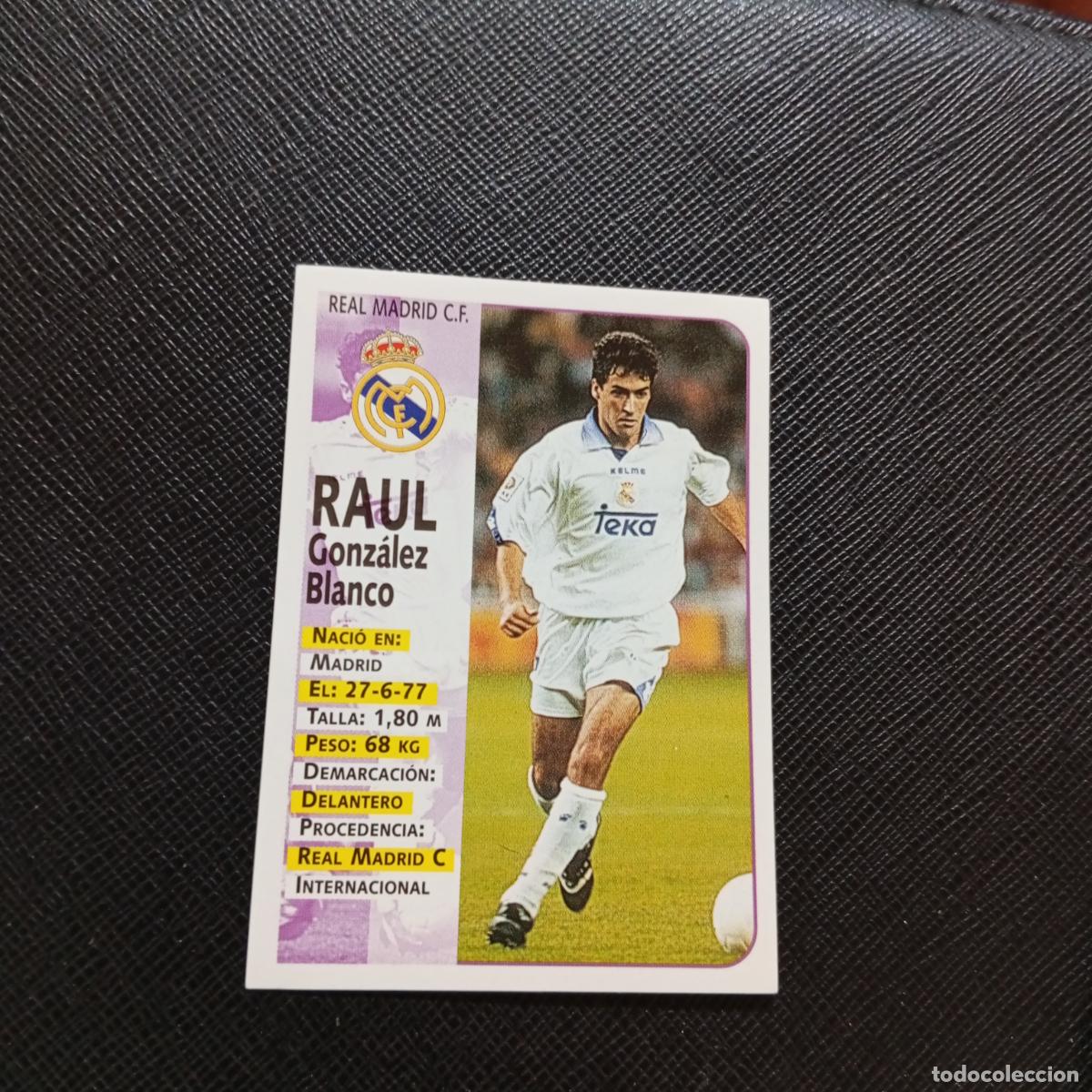 Cromos de F&uacute;tbol: 81 RAUL REAL MADRID PANINI 1998 1999 FUTBOL CROMO 98 99 - SIN PEGAR - A173 PG15