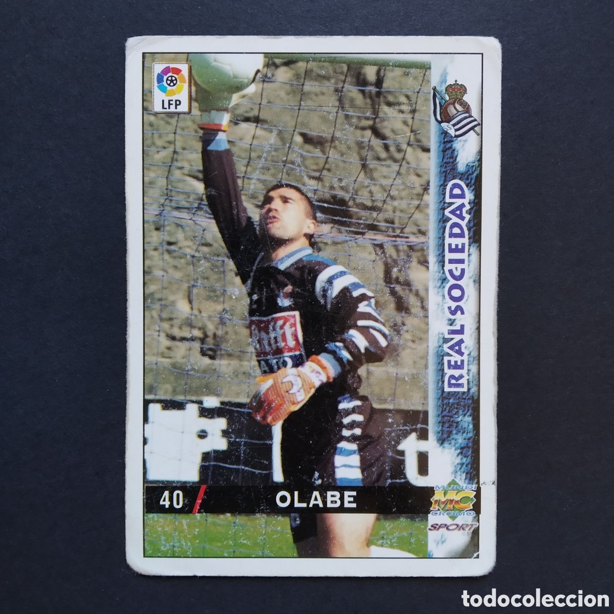 Cromos de F&uacute;tbol: CROMO - N&ordm; 0040 - OLABE - R. SOCIEDAD - LAS FICHAS DE LA LIGA 98-99 (1998 / 1999) - MUNDICROMO