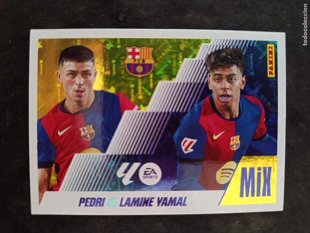 Fu&szlig;ball-Sticker: LIGA ESTE 2025-26. #20 PEDRI & LAMINE YAMAL &rdquo;MIX&rdquo; FC. BARCELONA