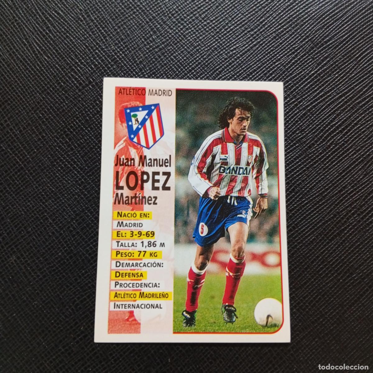 Cromos de F&uacute;tbol: 91 LOPEZ AT MADRID PANINI 1998 1999 FUTBOL CROMO 98 99 - SIN PEGAR - A173 PG18