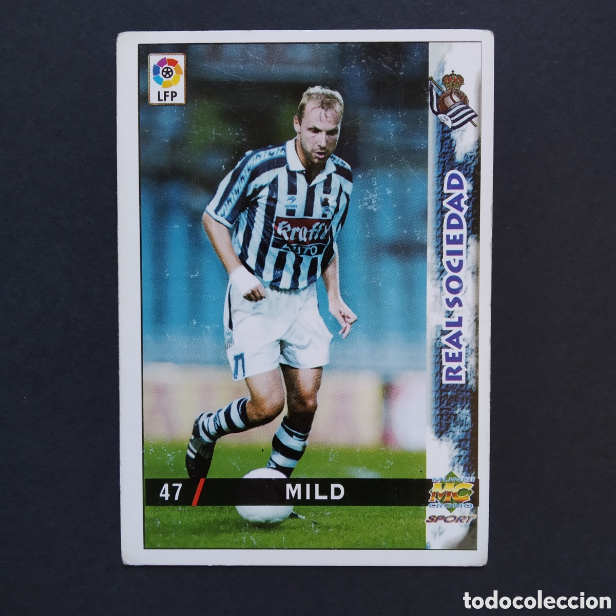 Figurine di Calcio: CROMO - N&ordm; 0047 - MIKD - R. SOCIEDAD - LAS FICHAS DE LA LIGA 98-99 (1998 / 1999) - MUNDICROMO