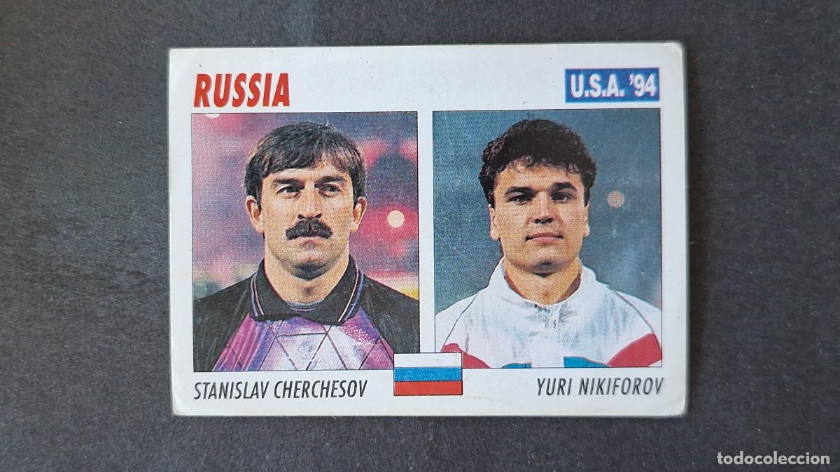 Figurine di Calcio: L2 CHERCHESOV - NIKIFOROV SELECCION RUSIA MUNDIAL U.S.A. 94 SERVICE LINE NUNCA PEGADO SIN PEGAR