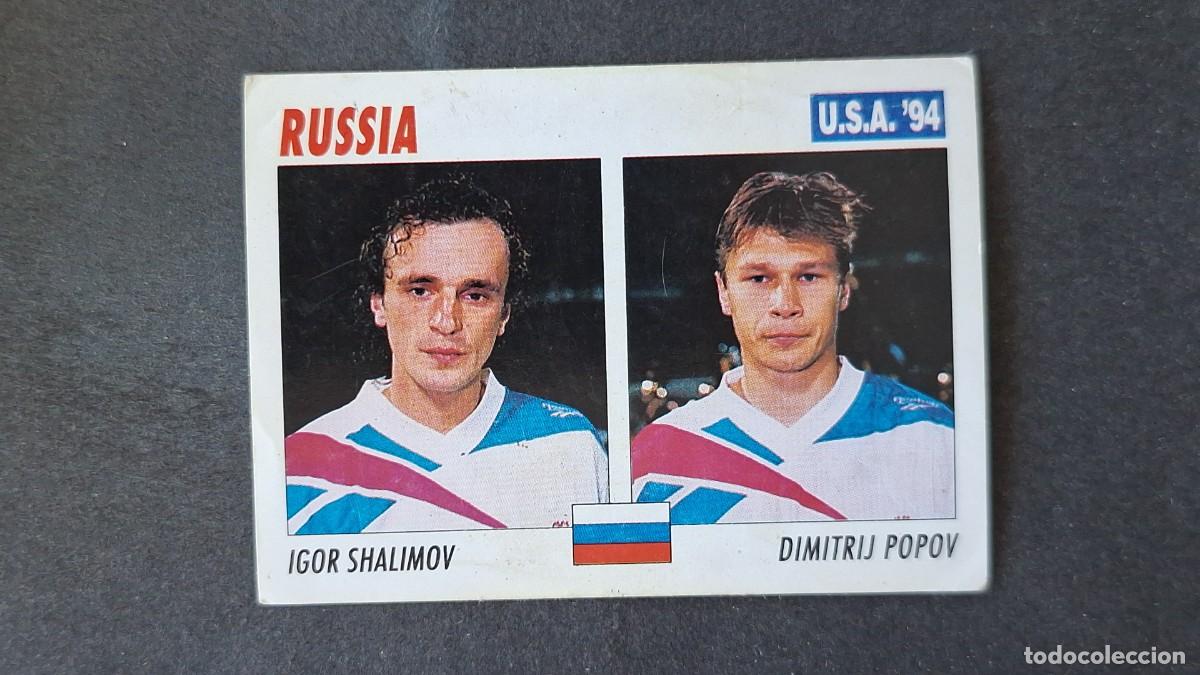 Figurine di Calcio: L2 SHALIMOV - POPOV SELECCION RUSIA MUNDIAL U.S.A. 94 SERVICE LINE NUNCA PEGADO SIN PEGAR