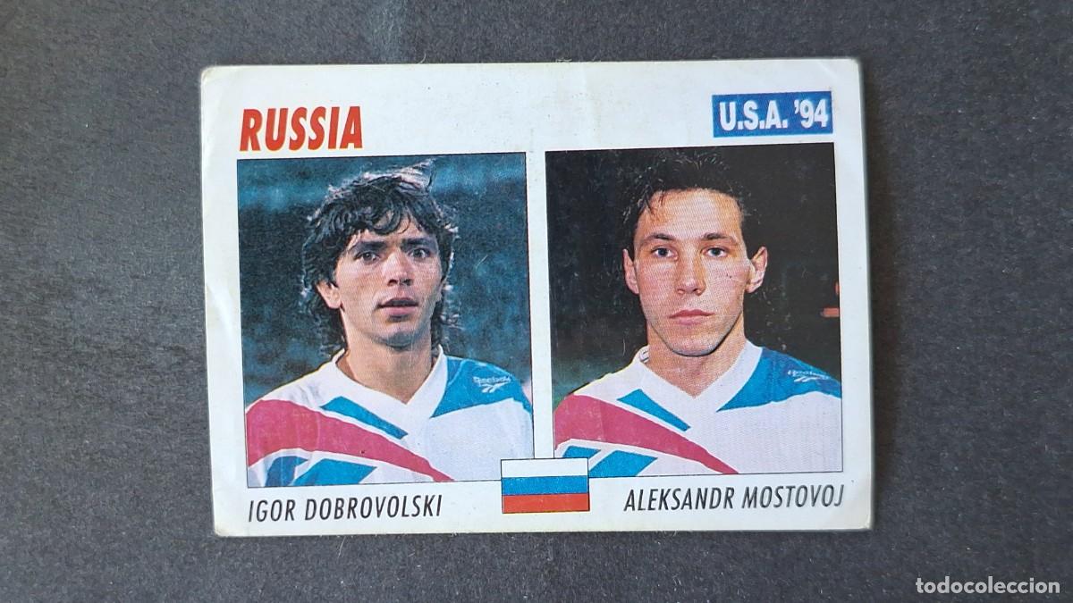 Fu&szlig;ball-Sticker: L2 DOBROVOLSKI - MOSTOVOJ SELECCION RUSIA MUNDIAL U.S.A. 94 SERVICE LINE NUNCA PEGADO SIN PEGAR