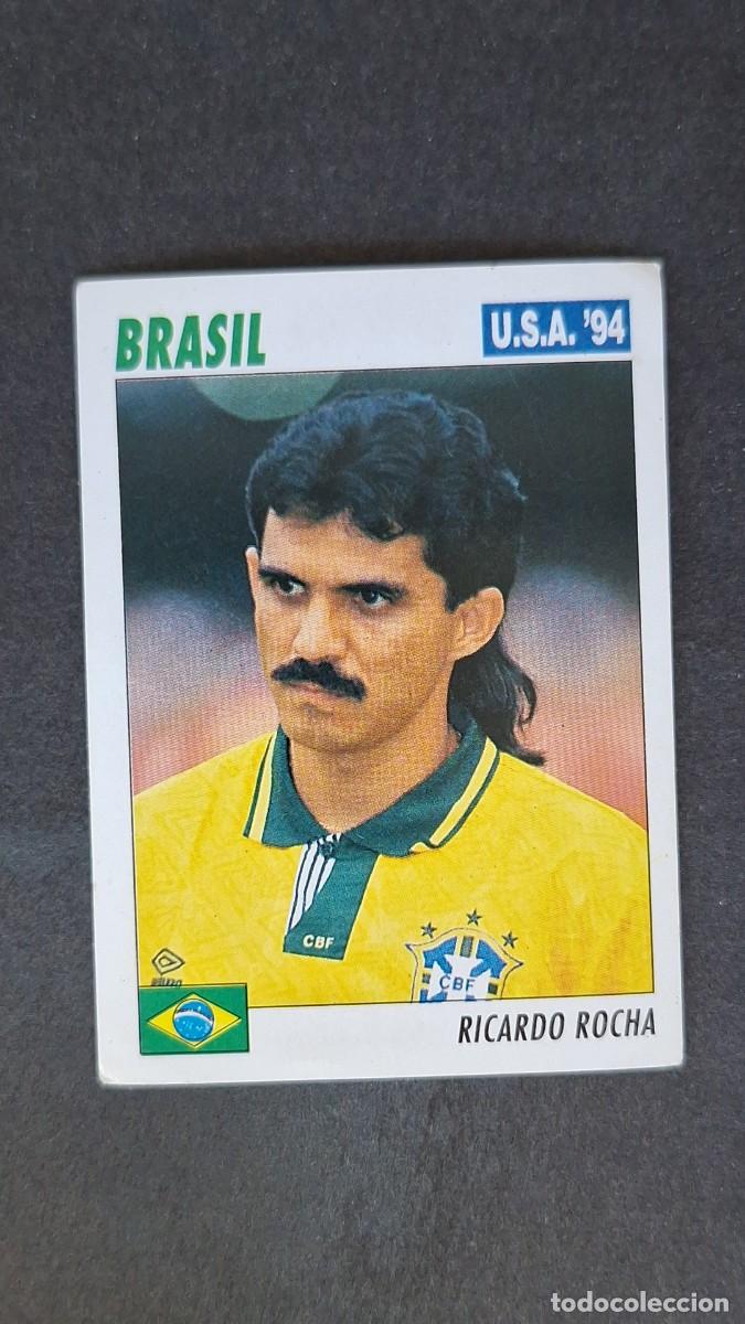 Fu&szlig;ball-Sticker: L2 RICARDO ROCHA SELECCION BRASIL MUNDIAL U.S.A. 94 SERVICE LINE NUNCA PEGADO SIN PEGAR