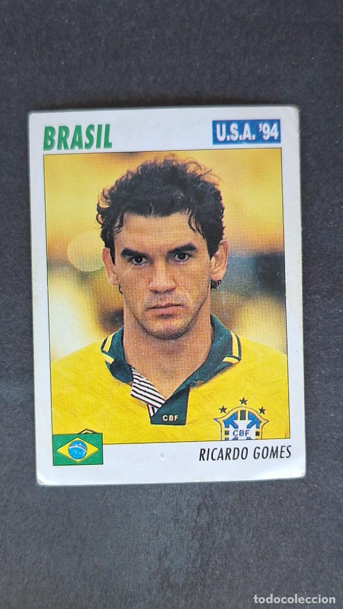 Fu&szlig;ball-Sticker: L2 RICARDO GOMES SELECCION BRASIL MUNDIAL U.S.A. 94 SERVICE LINE NUNCA PEGADO SIN PEGAR