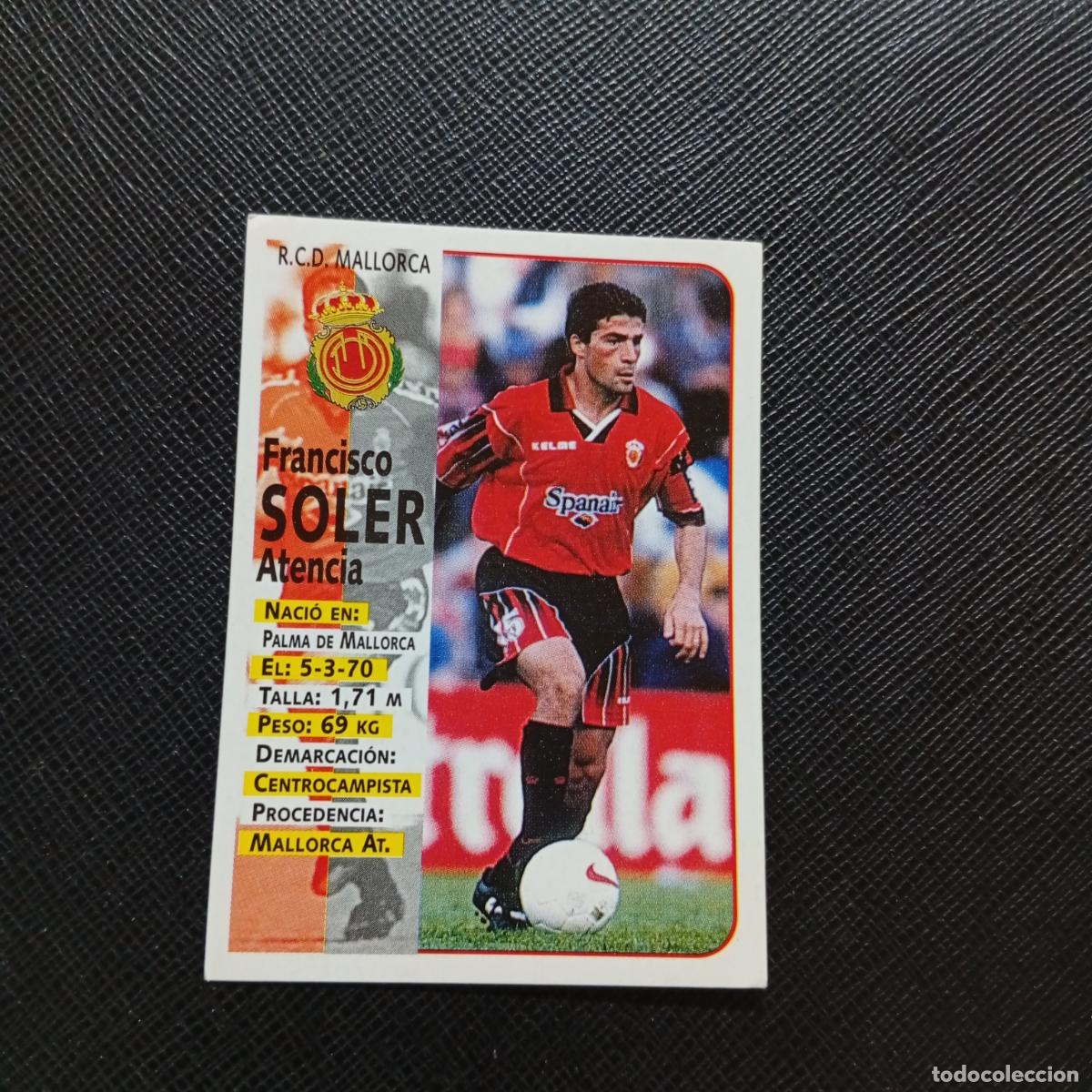 Fu&szlig;ball-Sticker: 113 SOLER MALLORCA PANINI 1998 1999 FUTBOL CROMO 98 99 - SIN PEGAR - A173 PG26