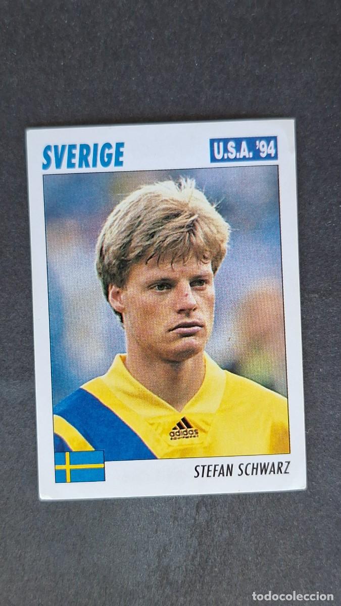 Cromos de F&uacute;tbol: L2 STEFAN SCHWARZ SELECCION SUECIA MUNDIAL U.S.A. 94 SERVICE LINE NUNCA PEGADO SIN PEGAR