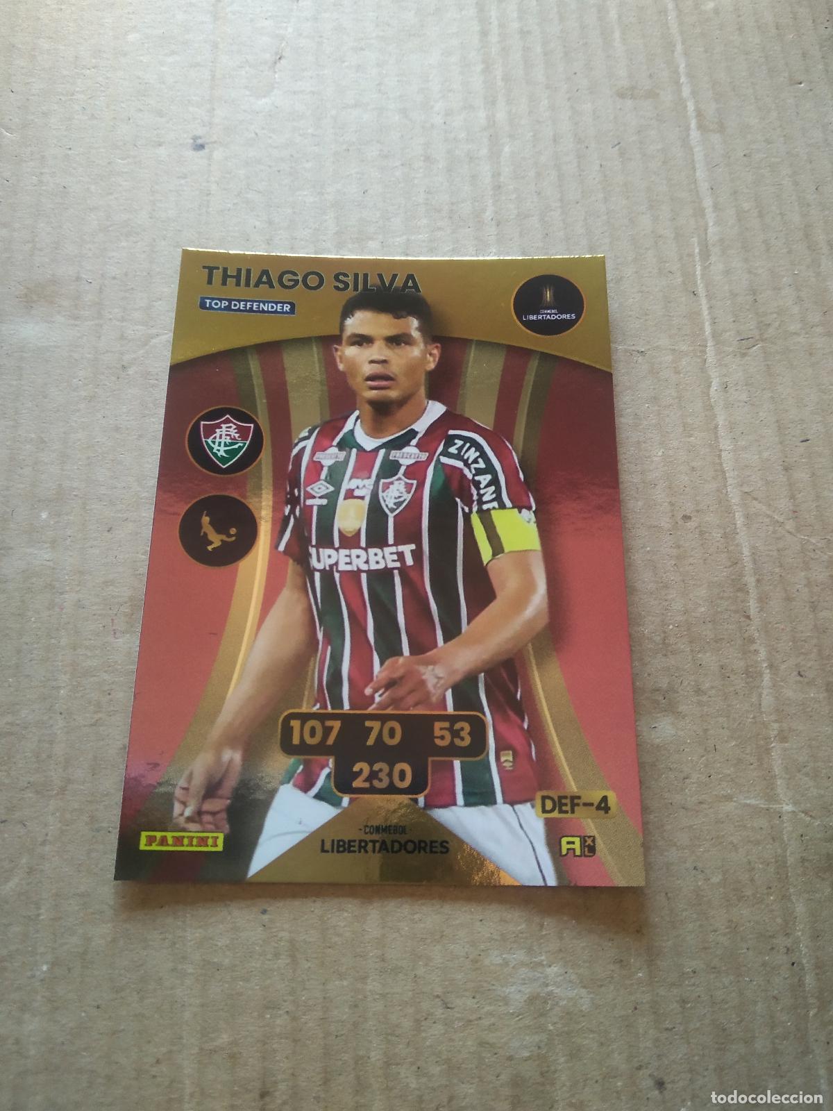 Cromos de F&uacute;tbol: THIAGO SILVA FLUMINENSE CROMO FUTBOL PANINI ADRENALYN CONMEBOL LIBERTADORES SUDAMERICANA 2024