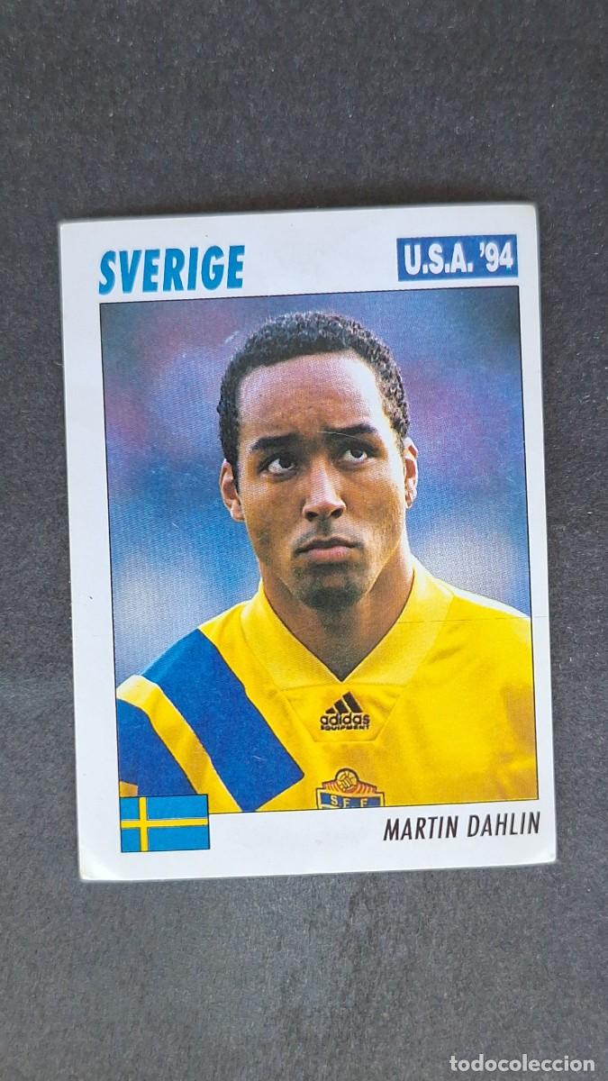 Cromos de F&uacute;tbol: L2 MARTIN DAHLIN SELECCION SUECIA MUNDIAL U.S.A. 94 SERVICE LINE NUNCA PEGADO SIN PEGAR