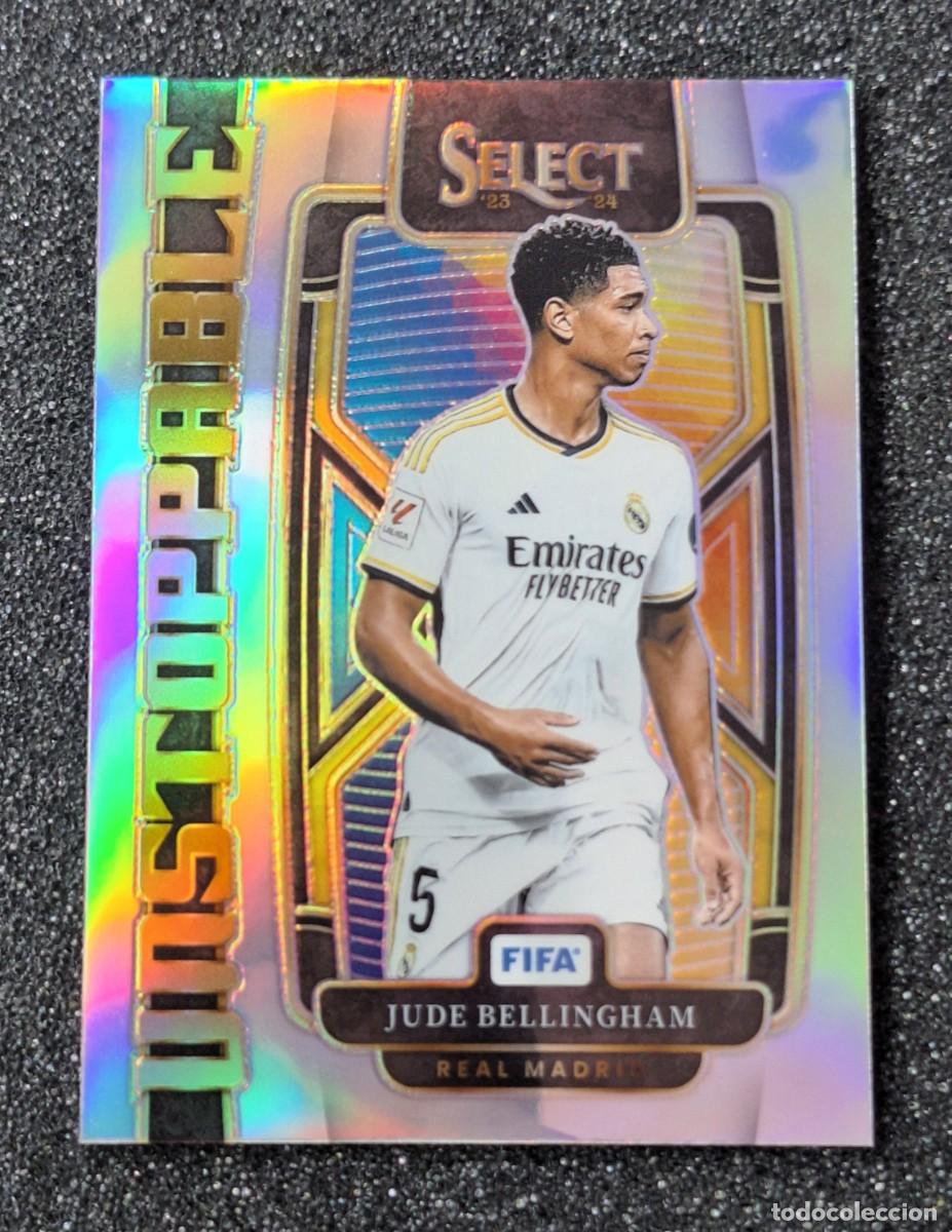 Cromos de F&uacute;tbol: Jude Bellingham Real Madrid Panini Select Soccer 2023-24 Unstoppable #14 Prizm