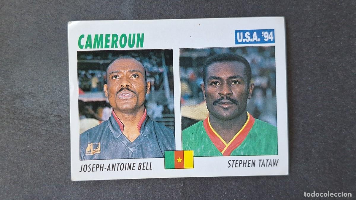 Cromos de F&uacute;tbol: L2 BELL - TATAW SELECCION CAMERUN MUNDIAL U.S.A. 94 SERVICE LINE NUNCA PEGADO SIN PEGAR