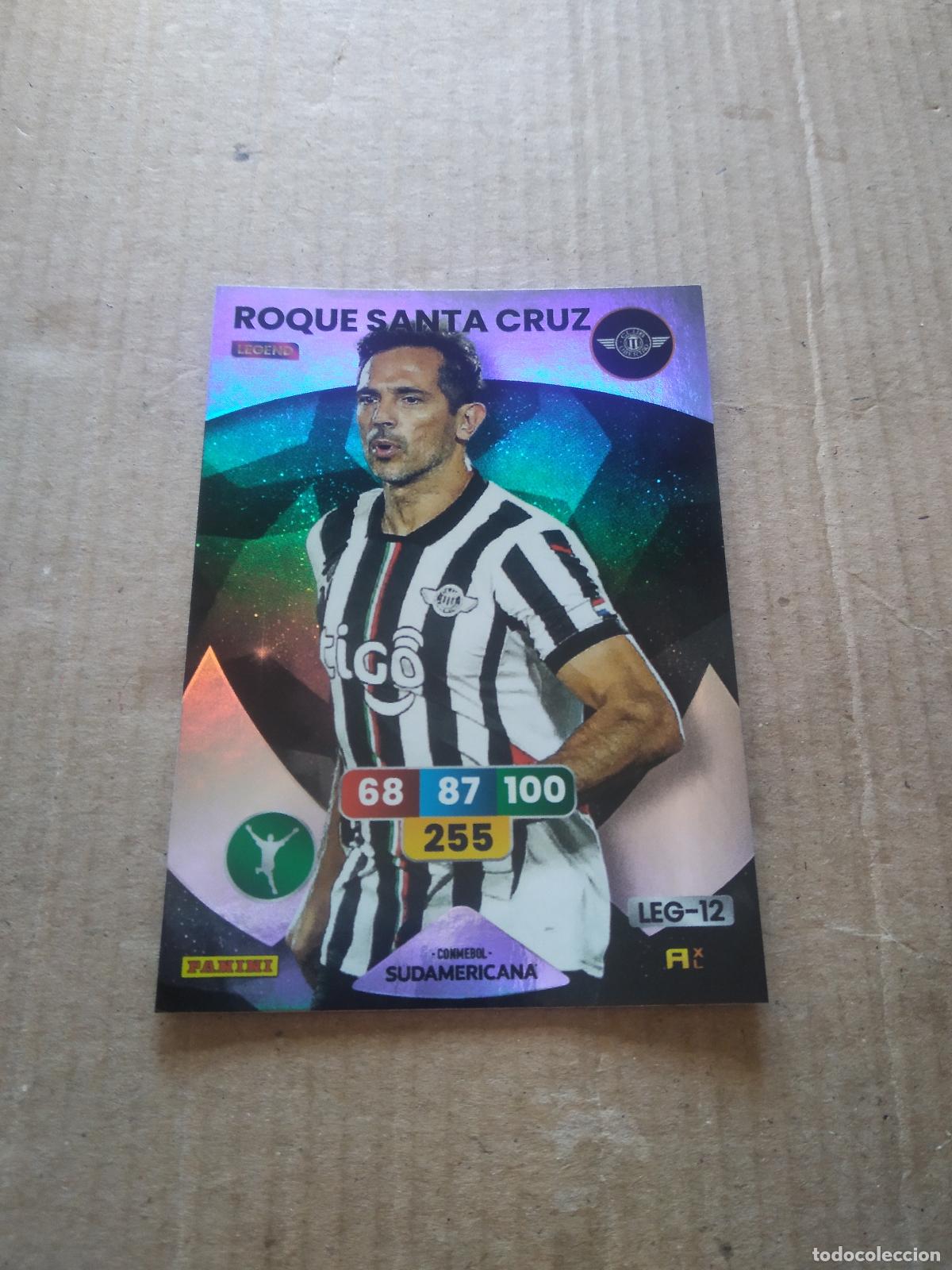 Cromos de F&uacute;tbol: ROQUE SANTA CRUZ LIBERTAD CROMO FUTBOL PANINI ADRENALYN CONMEBOL LIBERTADORES SUDAMERICANA 2024
