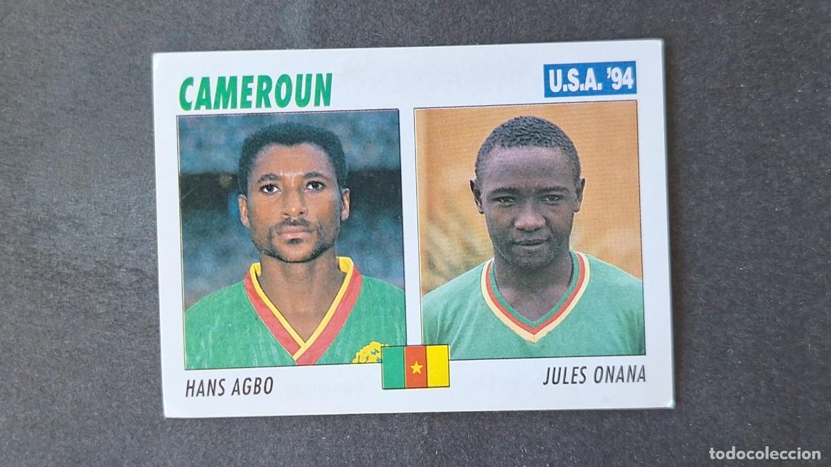 Cromos de F&uacute;tbol: L2 HANS AGBO - ONANA SELECCION CAMERUN MUNDIAL U.S.A. 94 SERVICE LINE NUNCA PEGADO SIN PEGAR