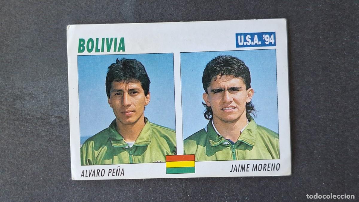 Fu&szlig;ball-Sticker: L2 PE&Ntilde;A - MORENO SELECCION CAMERUN MUNDIAL U.S.A. 94 SERVICE LINE NUNCA PEGADO SIN PEGAR