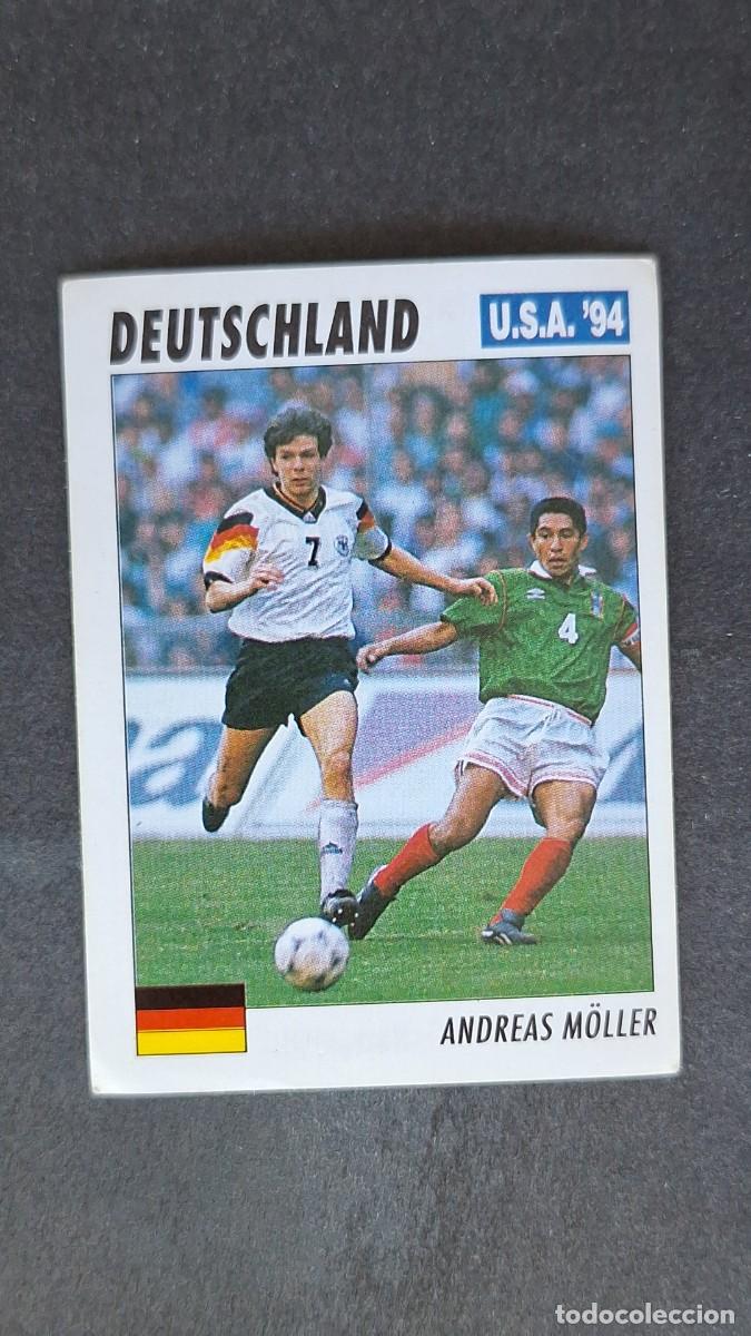 Cromos de F&uacute;tbol: L2 ANDREAS M&Ouml;LLER SELECCION ALEMANIA MUNDIAL U.S.A. 94 SERVICE LINE NUNCA PEGADO SIN PEGAR