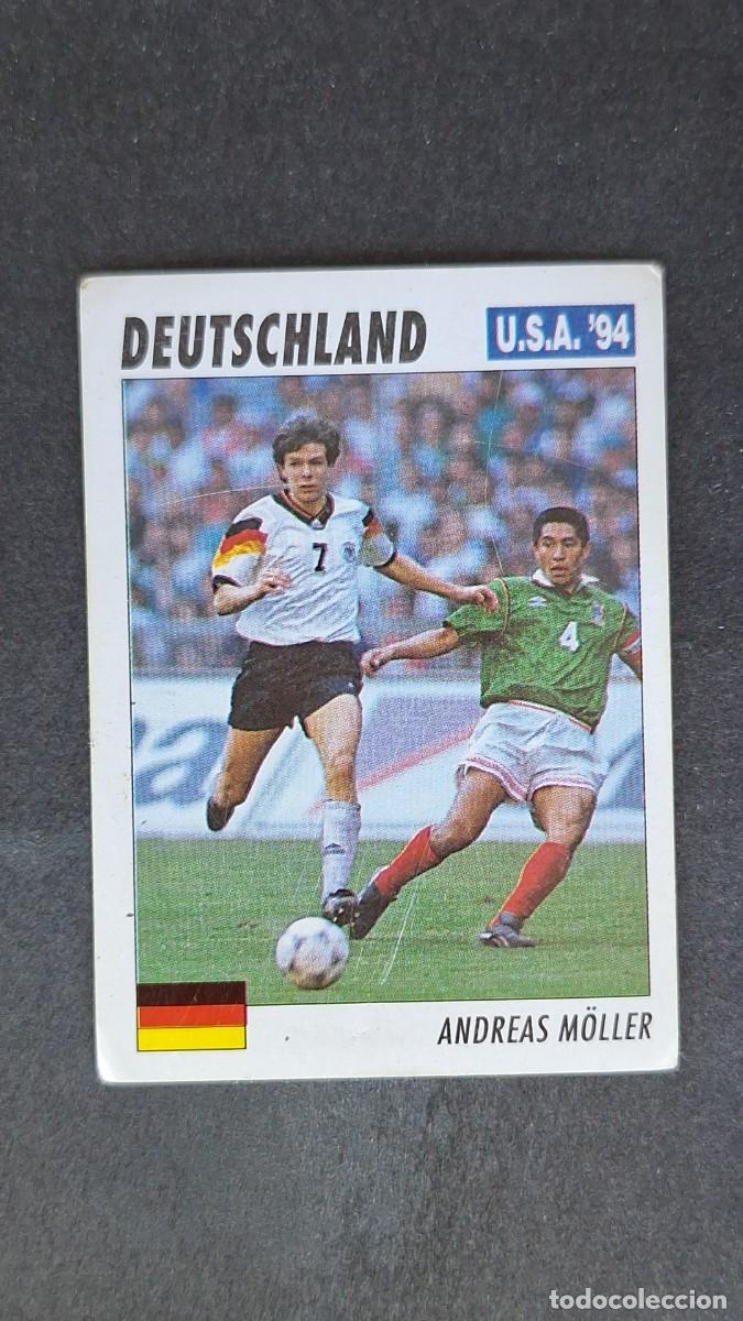 Cromos de F&uacute;tbol: L2 ANDREAS M&Ouml;LLER SELECCION ALEMANIA MUNDIAL U.S.A. 94 SERVICE LINE NUNCA PEGADO SIN PEGAR