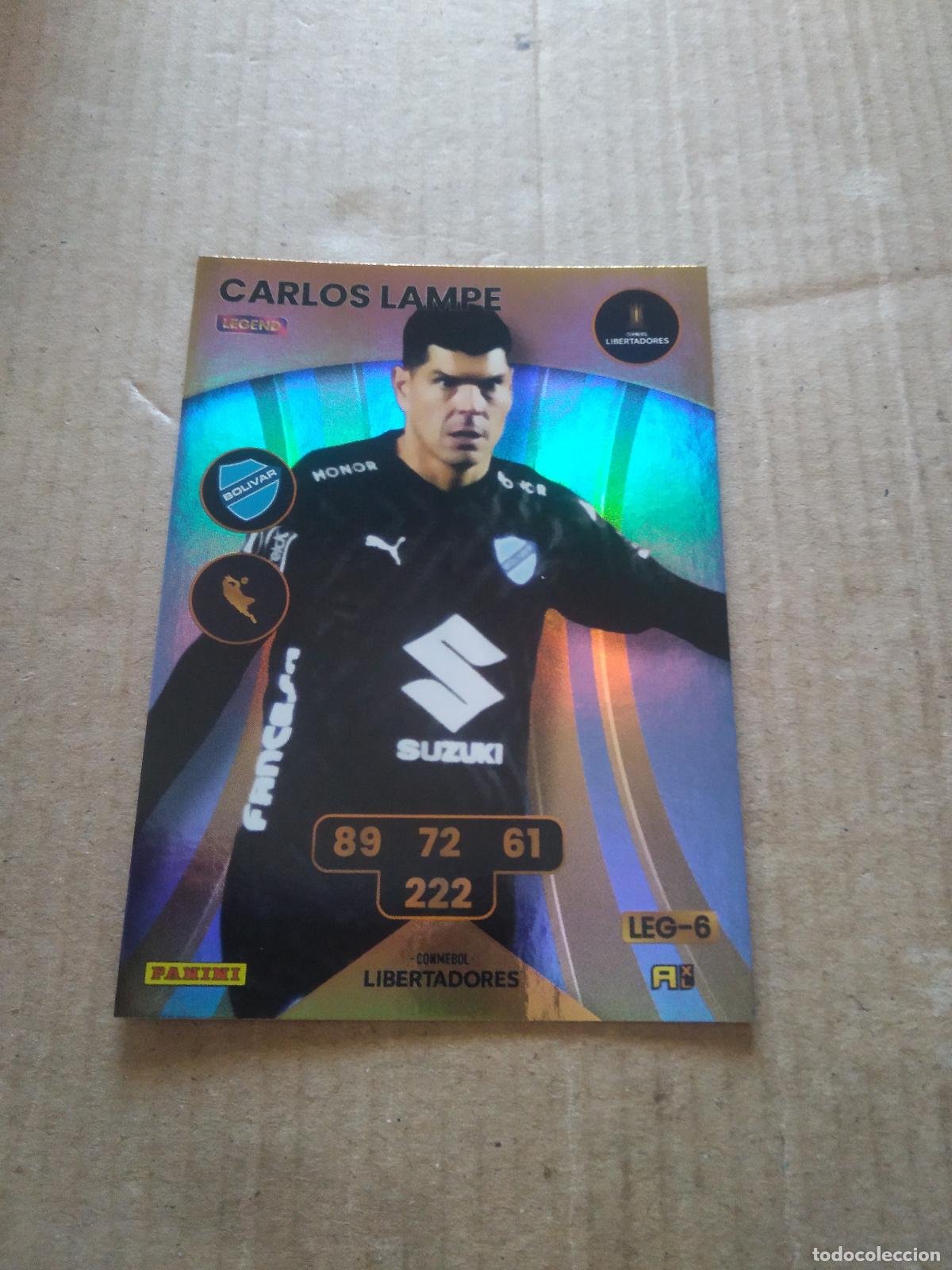 Cromos de F&uacute;tbol: CARLOS LAMPE BOLIVAR CROMO FUTBOL PANINI ADRENALYN CONMEBOL LIBERTADORES SUDAMERICANA 2024