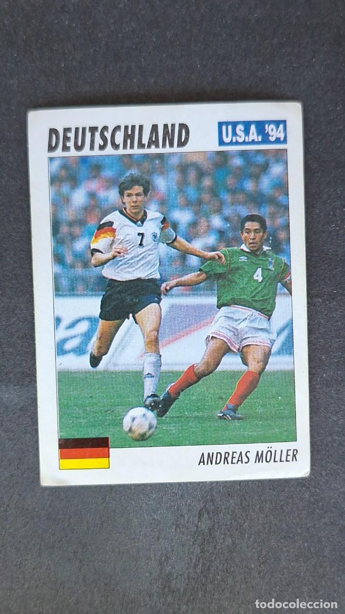 Cromos de F&uacute;tbol: L2 ANDREAS M&Ouml;LLER SELECCION ALEMANIA MUNDIAL U.S.A. 94 SERVICE LINE NUNCA PEGADO SIN PEGAR