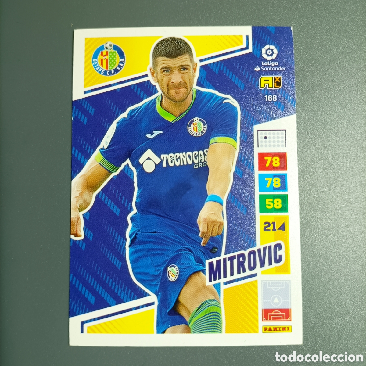 Cromos de F&uacute;tbol: ADRENALYN. LIGA 2022-2023 (GETAFE) №168 MITROVIC