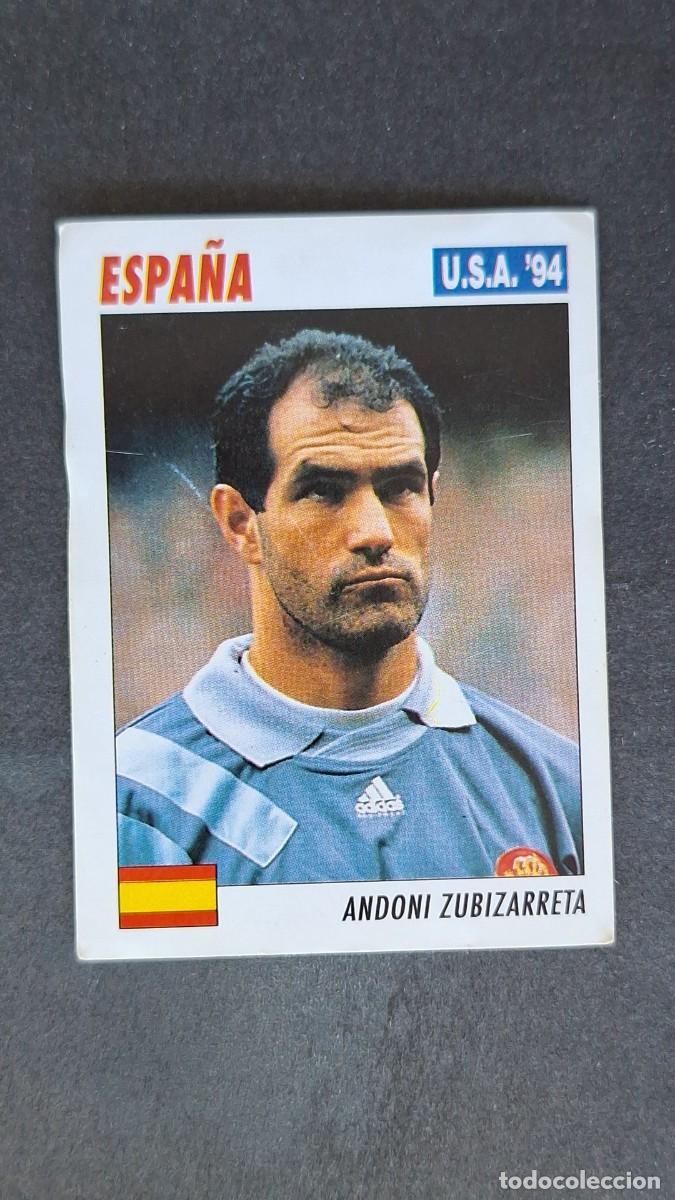 Cromos de F&uacute;tbol: L2 ANDONI ZUBIZARRETA SELECCION ESPA&Ntilde;A MUNDIAL U.S.A. 94 SERVICE LINE NUNCA PEGADO SIN PEGAR