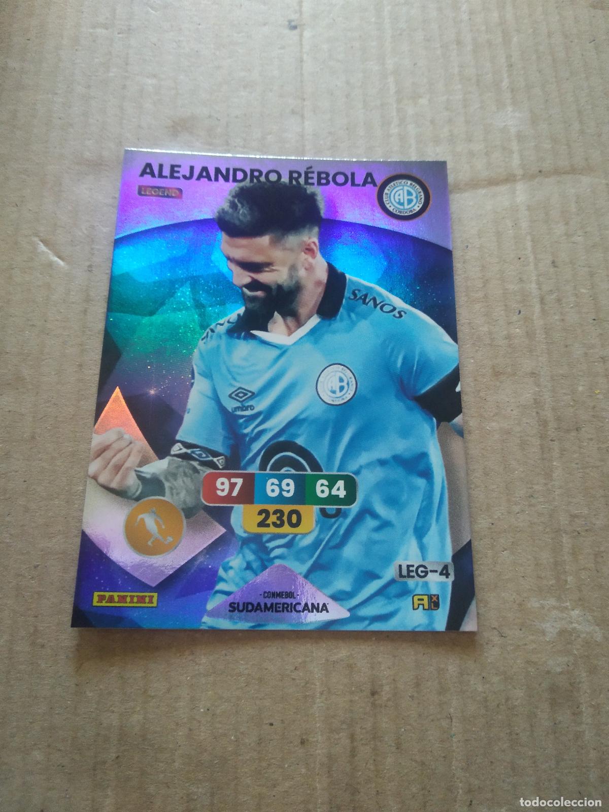 Cromos de F&uacute;tbol: ALEJANDRO REBOLA BELGRANO CROMO FUTBOL PANINI ADRENALYN CONMEBOL LIBERTADORES SUDAMERICANA 2024