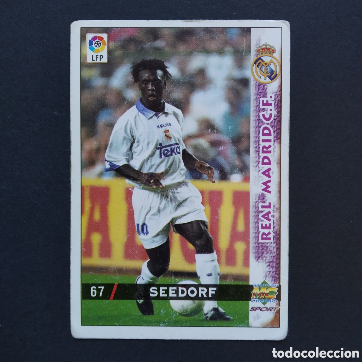 Cromos de Futebol: CROMO - N&ordm; 0067 - SEEDORF - REAL MADRID - LAS FICHAS DE LA LIGA 98-99 (1998 / 1999) - MUNDICROMO
