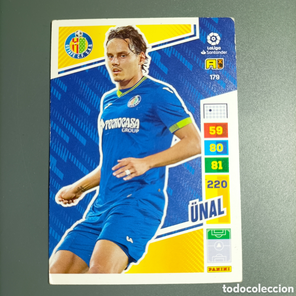 Cromos de F&uacute;tbol: ADRENALYN. LIGA 2022-2023 (GETAFE) №179 &Uuml;NAL