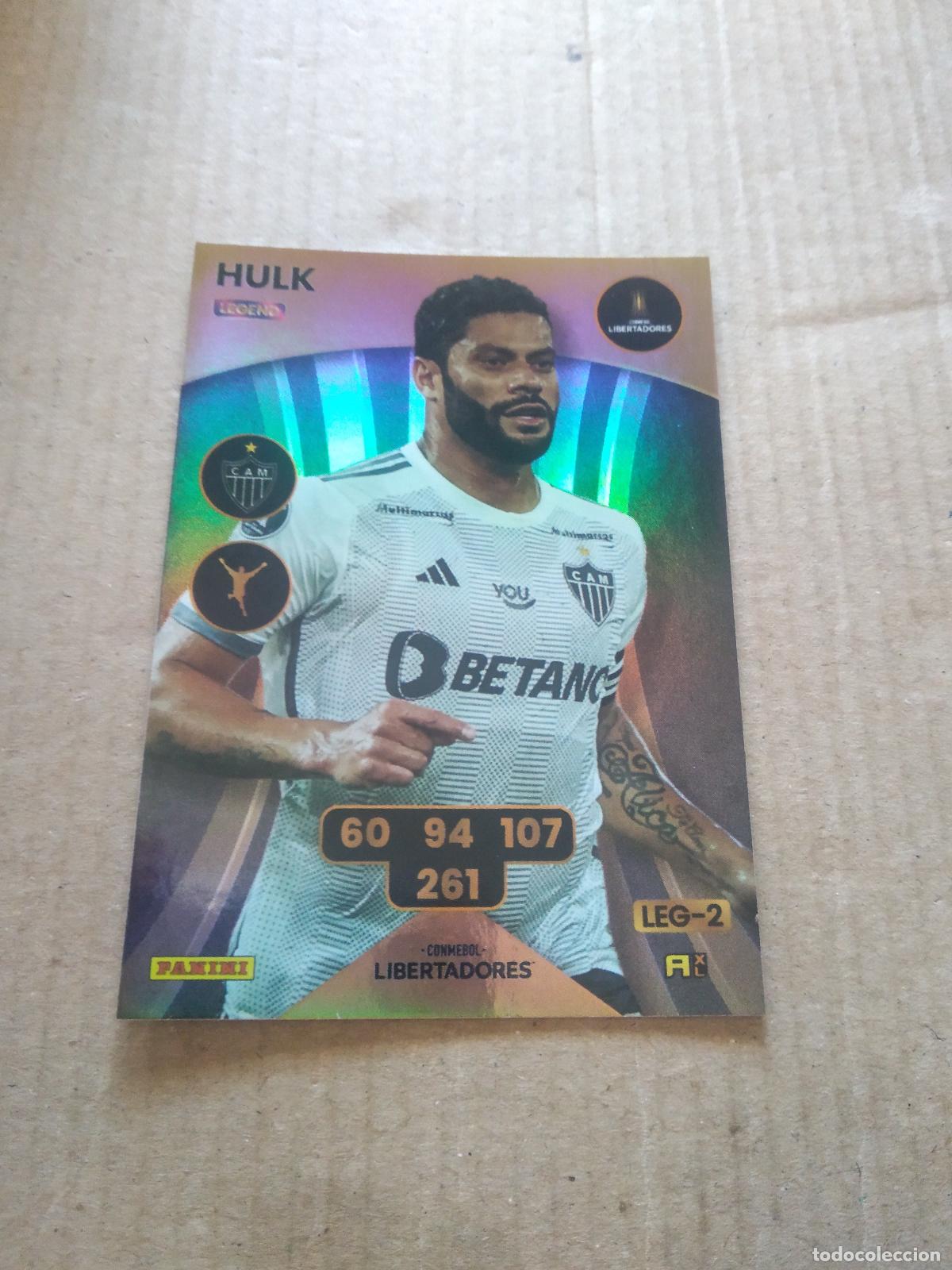 Cromos de F&uacute;tbol: HULK ATLETICO MINEIRO CROMO FUTBOL PANINI ADRENALYN CONMEBOL LIBERTADORES SUDAMERICANA 2024