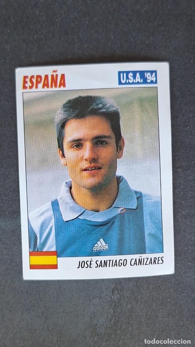 Cromos de F&uacute;tbol: L2 J. SANTIAGO CA&Ntilde;IZARES SELECCION ESPA&Ntilde;A MUNDIAL U.S.A. 94 SERVICE LINE NUNCA PEGADO SIN PEGAR